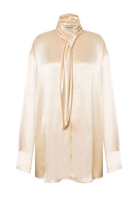 Blusa in raso in beige Alberta ferretti - donna ALBERTA FERRETTI | 020766270006